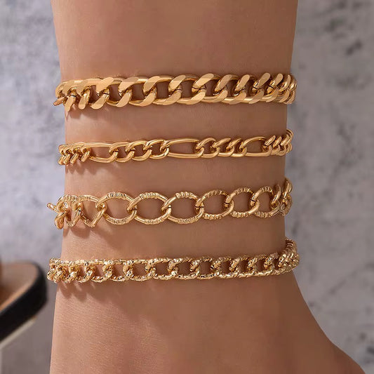 Chunky Anklet Set